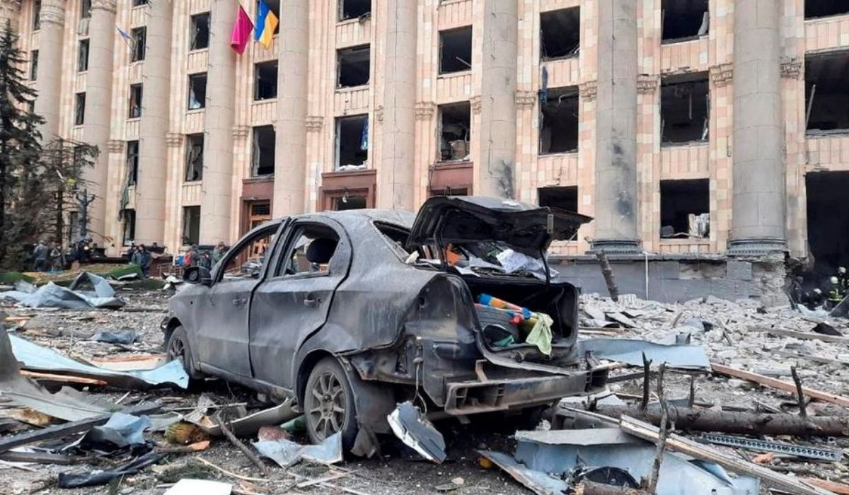 Kharkiv official says Russian missiles hit administration building, residential areas
